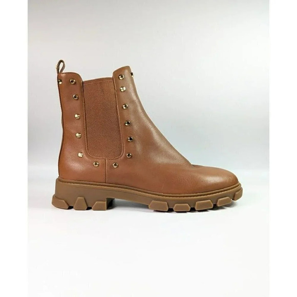 Michael Kors Women's Ridley Studded Lug-Sole Chelsea Booties Size 9.5 MSRP $225 - Picture 2 of 10